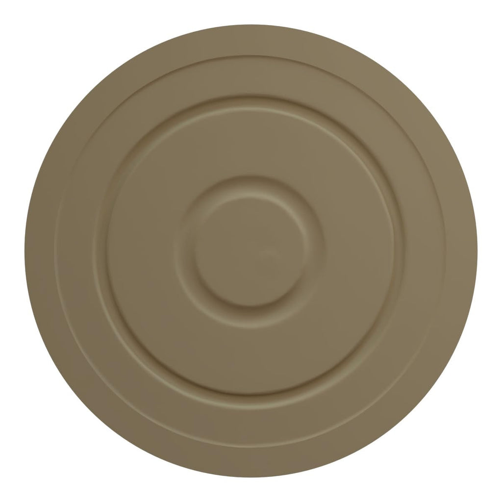 24 3/8"OD x 1 1/8"P Traditional Reece Ceiling Medallion (Fits Canopies up to 5 7/8"), Hand-Painted Clear Yellow