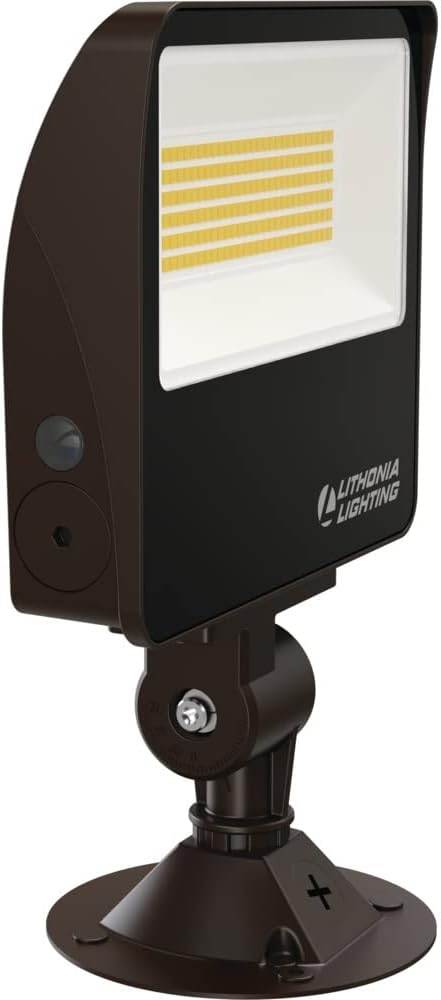 All-in-One LED Flood Light, Waterproof Dusk to Dawn MVOLT | Knuckle or Yoke Mount LED Outdoor Light Fixture