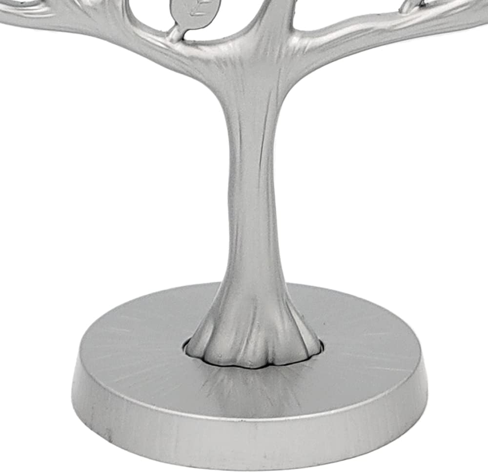 Hanukkah Large Tree of Life, Pewter Finish 11 Inches Long