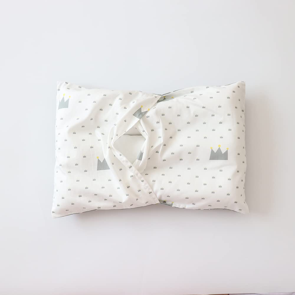 3Pcs Cotton Crib Bedding Set Duvet Cover Fitted Sheet Pillowcase