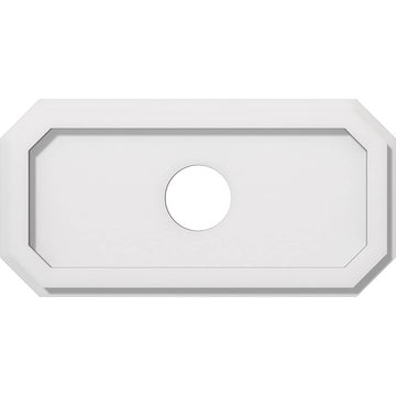 03000 Emerald Architectural Grade PVC Contemporary Urethane Ceiling Medallions 18"W x 9"H x 3"ID x 6 1/4"C