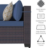 11-Piece Outdoor Patio Furniture Set - Swivel for Patio, Garden & Porch