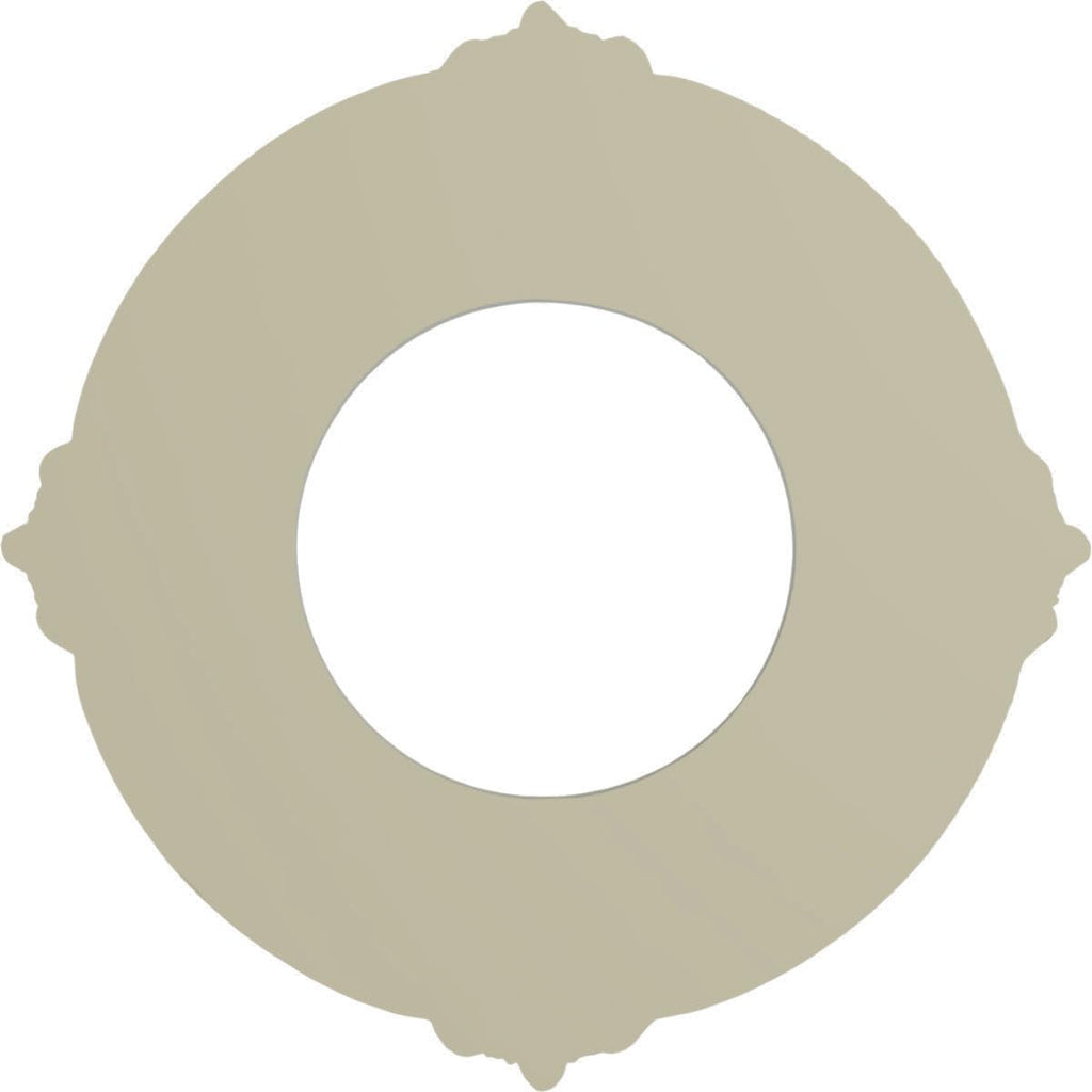 9"OD x 4 1/8"ID x 5/8"P Benson Ceiling Medallion (Fits Canopies up to 4 1/8")
