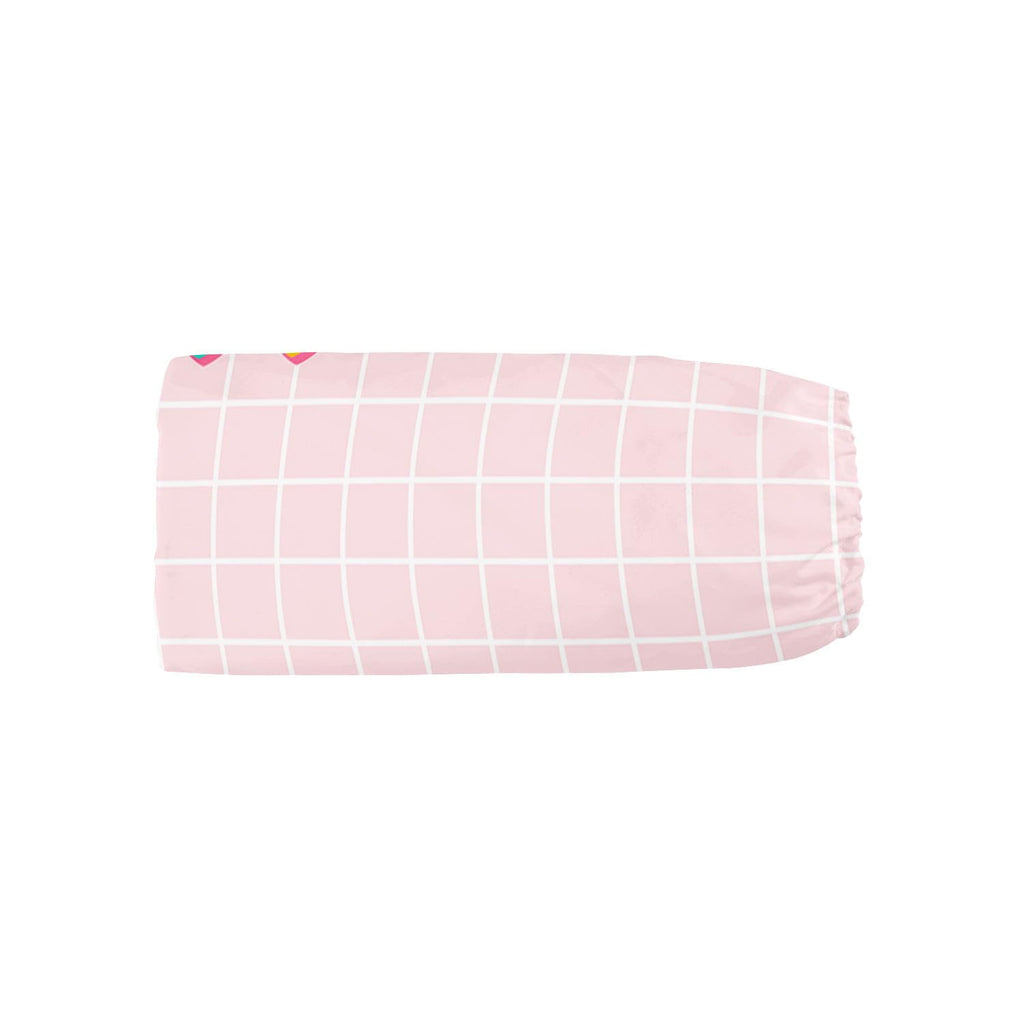 Crib Bedding Set,3pcs Nursery Crib Bedding with Comforter Crib Sheet & Crib Skirt,Pink Gamepad Printed Nursery