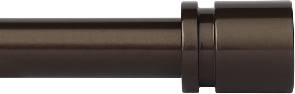 Curtain Rods for Windows 16 to 144 Inches Adjustable Length 1 Inch Diameter Window Curtain Rod with Aluminium End Cap
