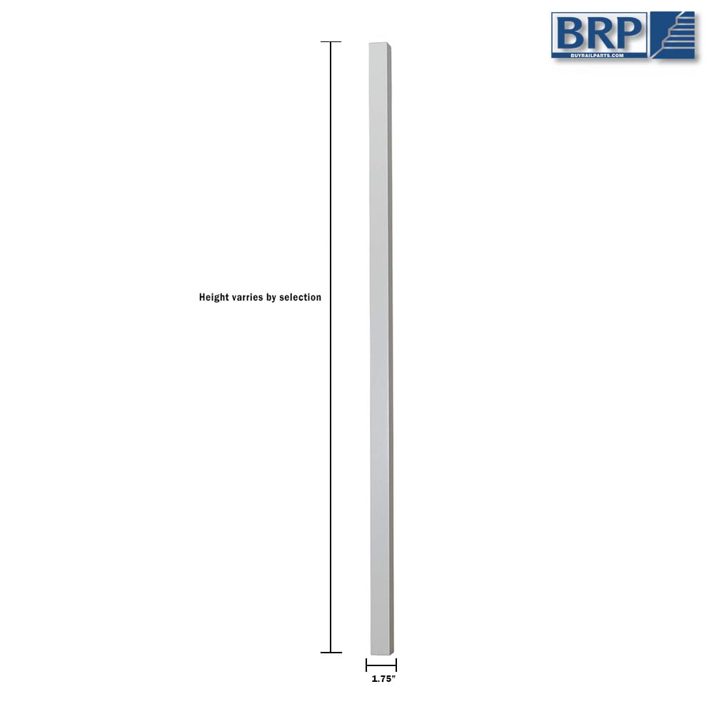 Square 1 3/4" Wooden balusters (Set of 10) (Poplar) 1 3/4"x 36" 5361 (Poplar, 36")