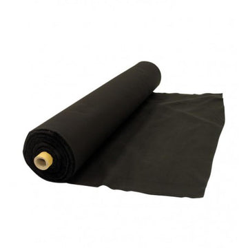 4.5' Wide x 15' Long Folded Durable Flame Retardant Duvetyn: Expendable Blackout Fabric, Commando Masking FR Material