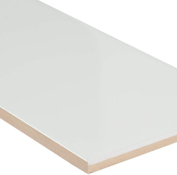 White 4x12 Matte Ceramic Subway Wall Tile Backsplash Bathroom Shower Accent Wall Fireplace Surround - 32 Pieces 11.5