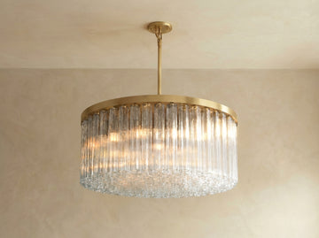 Inspired Cielo Style 48" Round Chandelier – Gold Finish