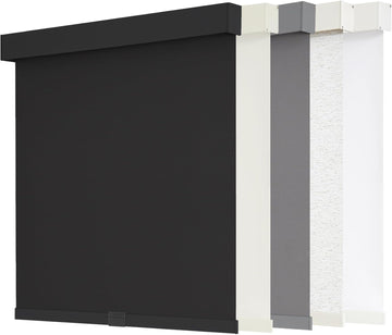 Blackout Roller Shades Cordless Blinds for Windows, Free-Stop Shades with Valance, Thermal Insulated Fabric, UV