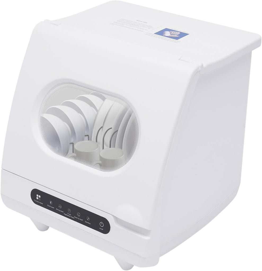Portable dishwasher Automatic dishwasher 1200 Watt 3-5 wash programs display with cleaning/purifying