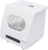 6-Set Countertop Dishwasher - 800w 5-in-1 Compact Dishwasher with High-Temp Sterilization (161.6℉)