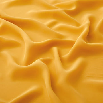 Mustard Yellow Chiffon Fabric by The Yard, 60" Wide, 5 Yards