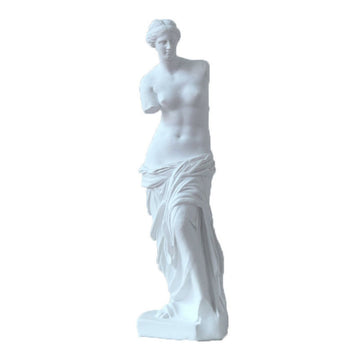 11" Classic Venus de Milo Sculpture Marble Resin Sculptural Home Decor