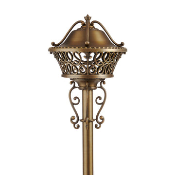 ShadowMaster 12V Integrated LED Cast Brass Path Light (Bronze)