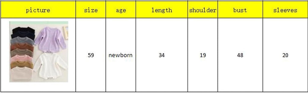 Newborn Baby Girl Boy Sweater Knit Oversized Pullover Sweatshirt Romper