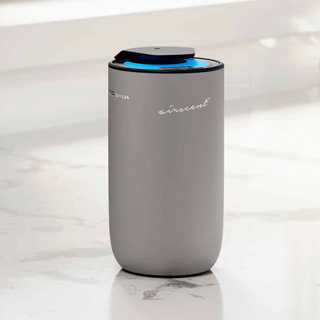 The AirScent Mini Waterless Diffuser - Silver Finish - 15 mL Capacity