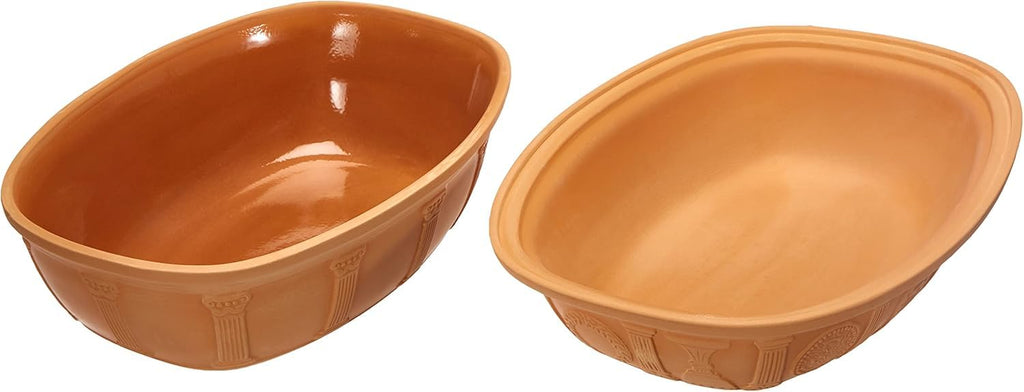 Romertopf Clay Roaster | 50 Years Anniversary Edition | Non-Stick Dutch Oven | Healthy Pot Cooking | Clay Baker