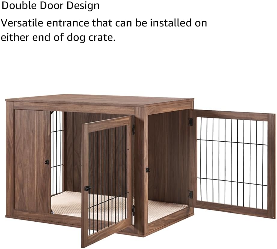 38.5 Inch Furniture Style Dog Crate for Medium Large Dogs