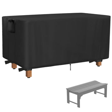 Outdoor Bench Cover for Backless Bench Waterproof-48x20x18in