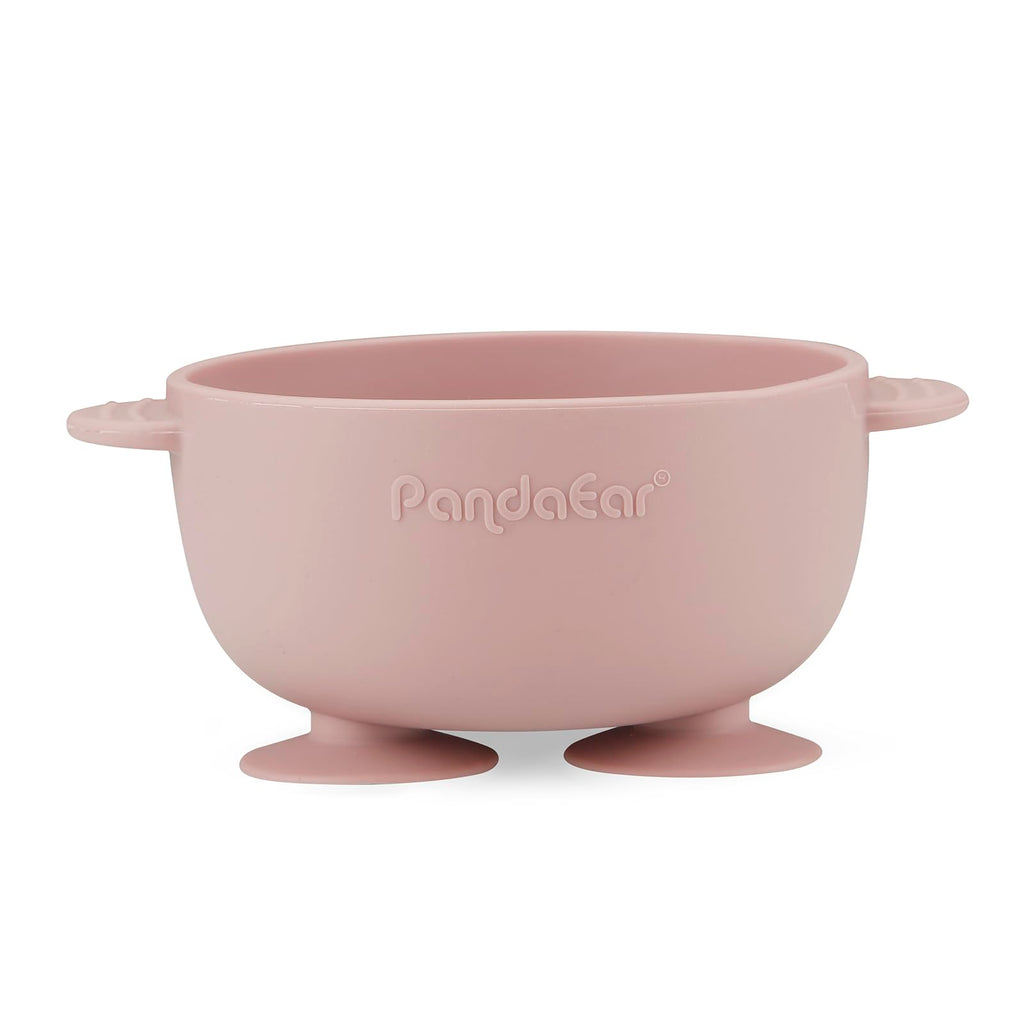 3 Pack Silicone Suction Baby Bowls & 3 Baby Feeding Spoons