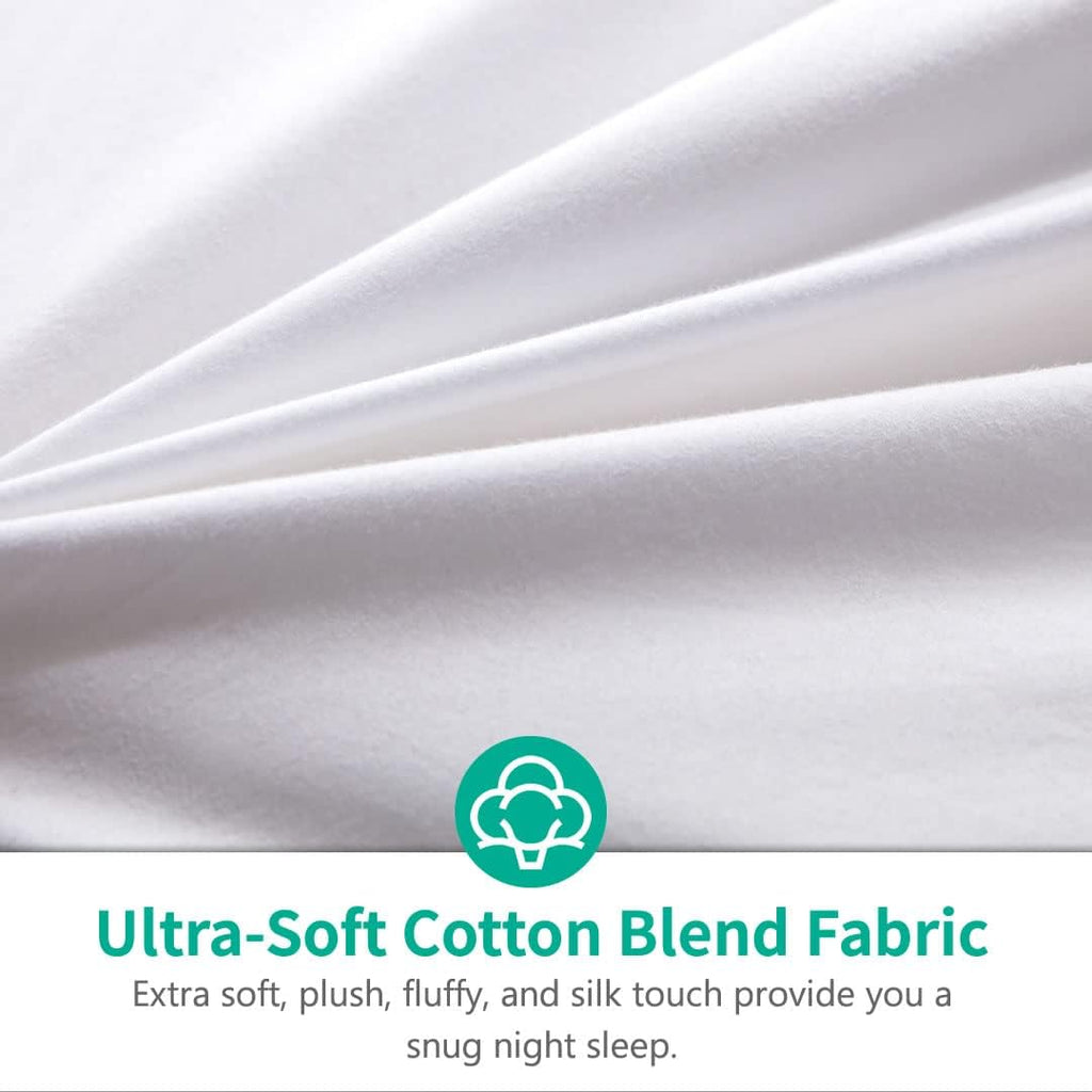Luxury All Season Down Feather Fibers Comforter Full/Queen Duvet Insert