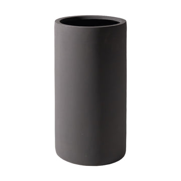 Jupiter Fiberglass Planter, 15.7", Concrete, Indoor & Outdoor