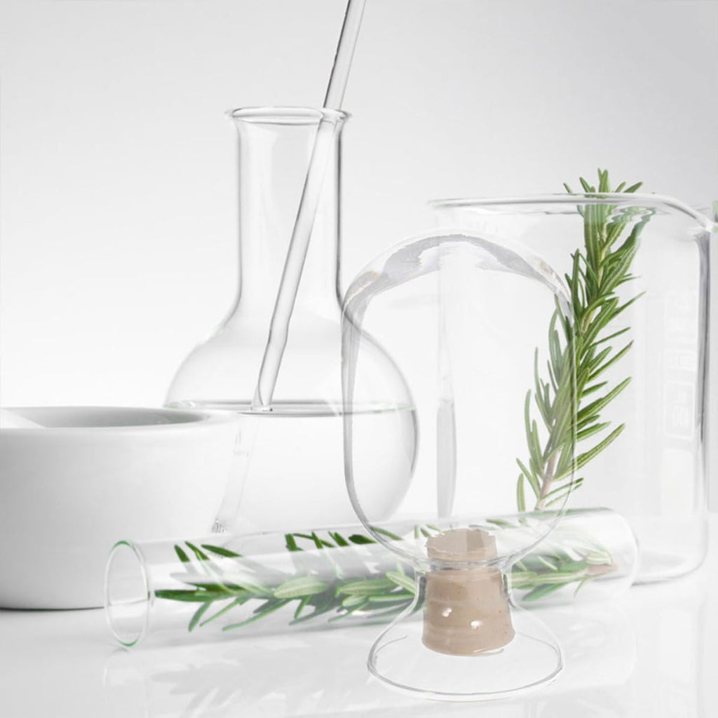 Glass Match Holder with Lid 250ml Storage Jar for Matches - Set of 3