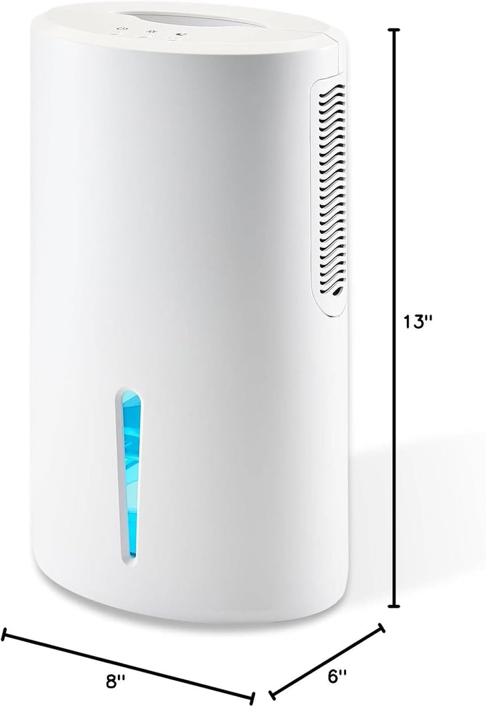 Small Dehumidifier for Bedroom up to 1000 Sq.Ft with Drain Hose, 68 OZ, Auto Shut-Off
