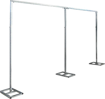 10x20FT Backdrop Stand, Pipe and Drape Backdrop Stand for Parties, Pipe Kit Curtain Frame, Curtain Frame Stand, Studio