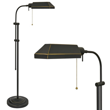 Prescott 58" Vintage Mid Century Modern Pharmacy Floor Lamp