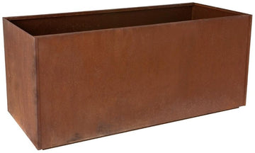 Corten Steel Trough Planter, 20" x 46" x 20"