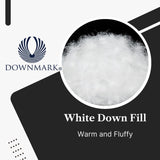 Royal Elite-Canadian Down Comforter Twin- Made in Canada White Down Duvet Insert with Corner Tabs- RDS Certified White