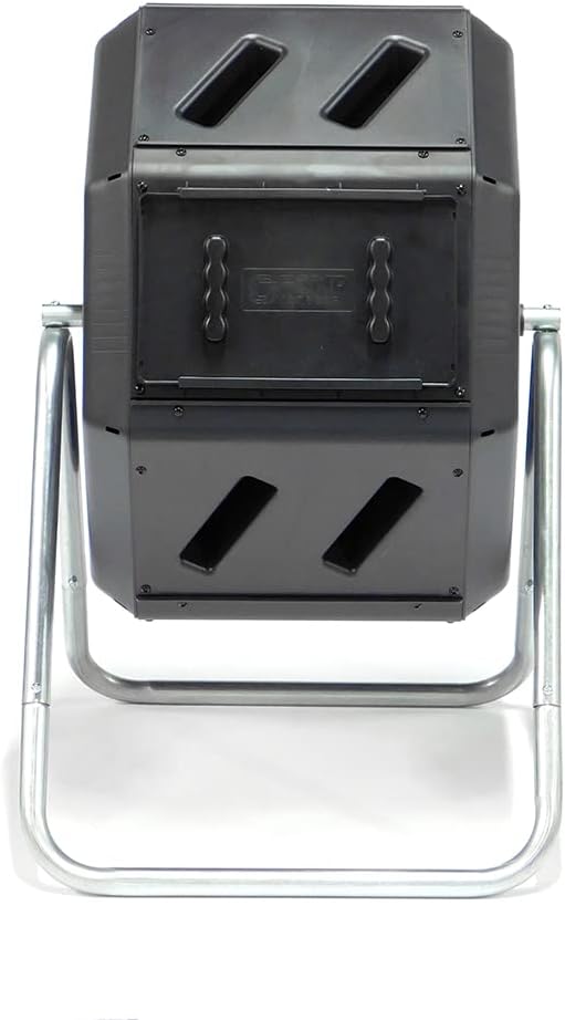 IM2000 Tumbling Composter Canadian-Made, 100% Recycled Resin - Outdoor Rotating Compost Tumbler Bin for Garden