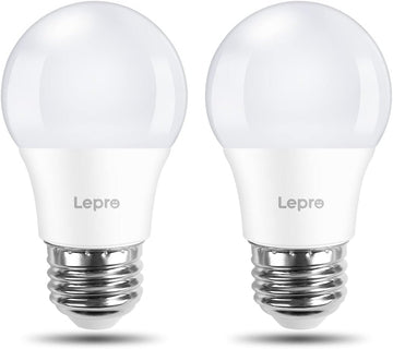 A15 E26 Refrigerator LED Light Bulb Waterproof 5W 450 Lumens 2 Pack