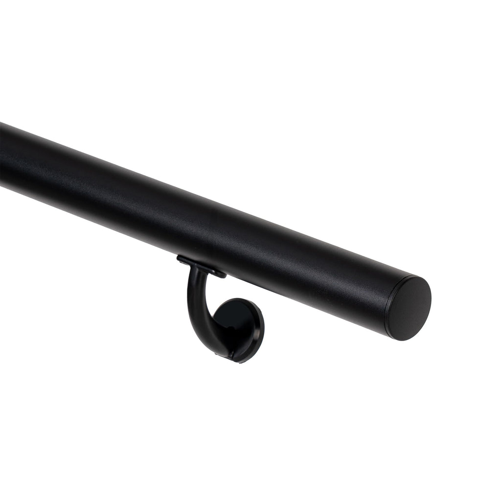 11FT Modern Aluminum Handrail Set, handrails for Indoor Stairs, Deck, Slope, wall Mounted Staircase handrails, Zink