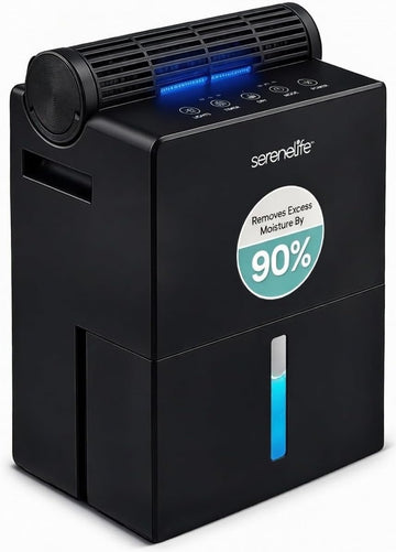 91 OZ Dehumidifier For Home | Covers 1200 SQ FT For Basements, Bedrooms