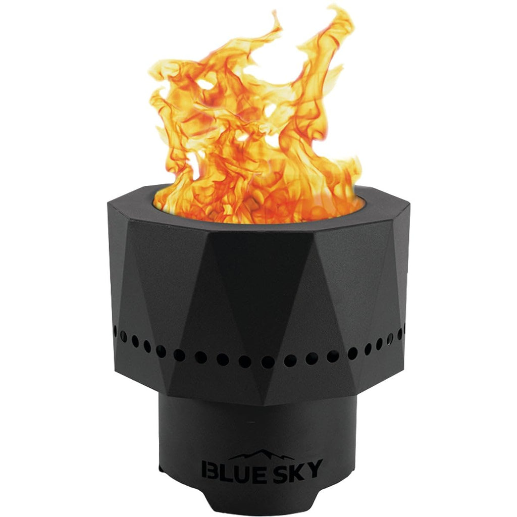 Pike Ultra Portable Fire Pit, Portable Smokeless Fire Pit with Carrying Bag, Black