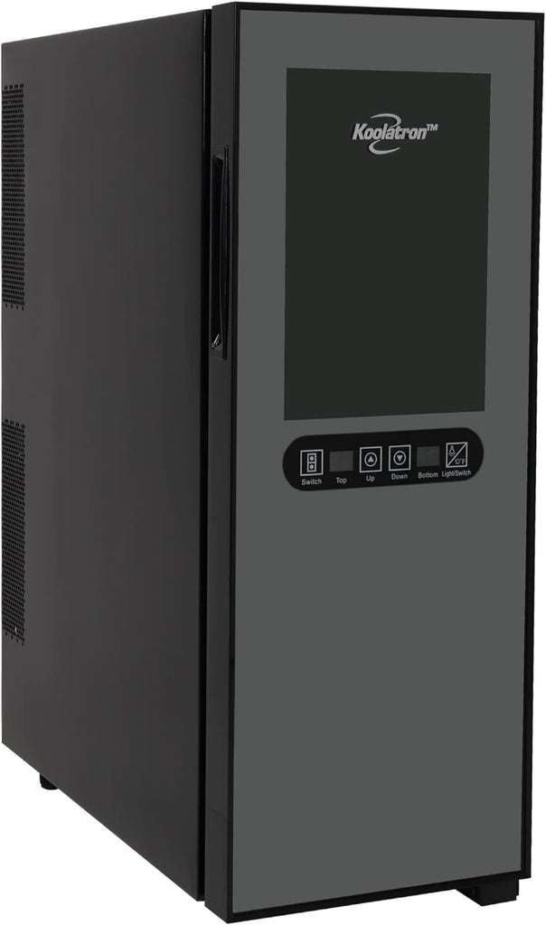Urban Series 12 Bottle Wine Cooler Refrigerator Dual Zone Thermoelectric Wine Fr
