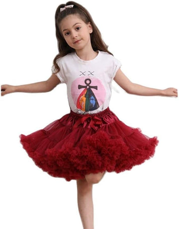 Baby Girl Tulle Skirt Kids Tutu Petticoat Party Princess Dance Ballet Pettiskirt