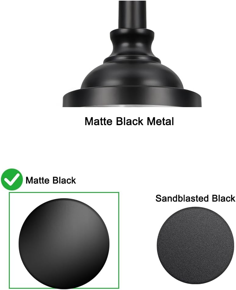 Black Vintage Pendant Lights Kitchen Island, Adjustable Height Kitchen Island Lighting, Bathroom Pendant Light with