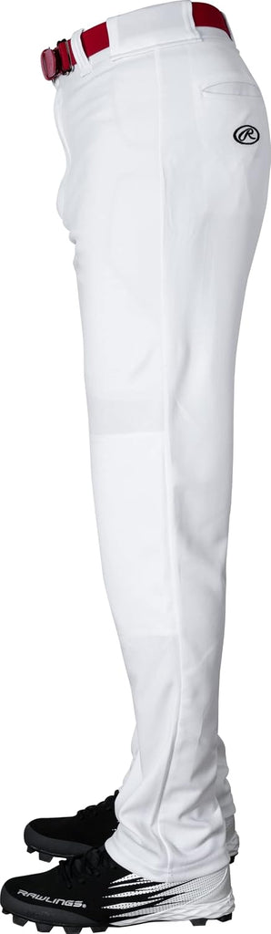 Boy's Semi-Relaxed Full Length Baseball Pants | Solid Colors