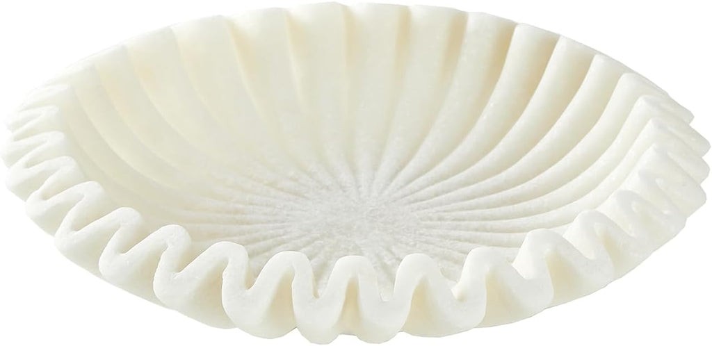 Marble Decorative Bowl, Modern Handicraft Bowls Decor,Jewelry Tray, Decorative Fruit Bowl Counter, Stylish Key