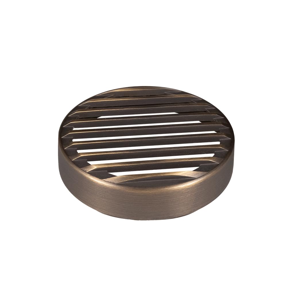 12V Drive-Over Rated Well Light (Brass Top) & 9W 2700K PAR36 LED Bulb