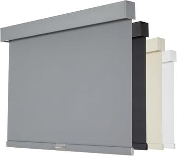Blackout Roller Blinds for Windows, Cordless Free-Stop Roller Shades with Valance, Thermal Insulated Fabric Window