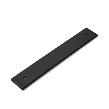 5 Pack 4" Square Backplate 3" 76mm Center-Center, Matte Black Backplate for Pulls