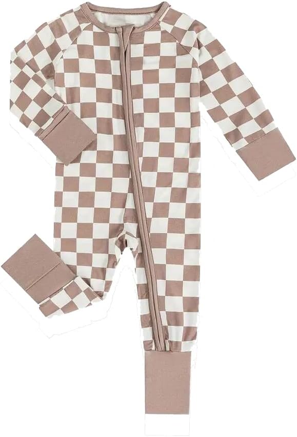 Bamboo Pajamas for Baby,Rayon Sleeper Romper Jumpsuit Outfit