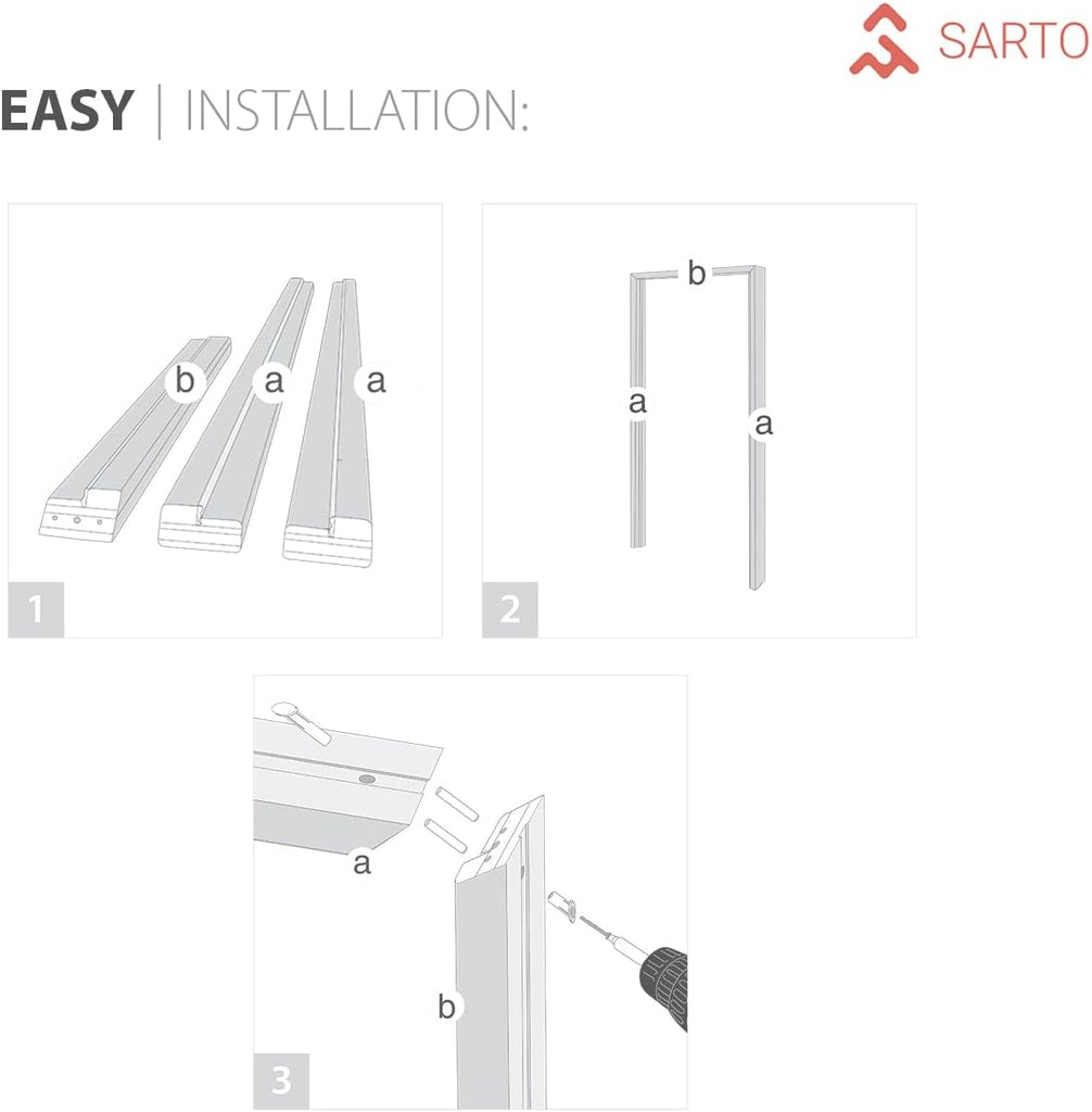 Lucia 2466 | Double Swing Interior French Doors | Clear Glass, Solid Wood | Frame & Hardware Include