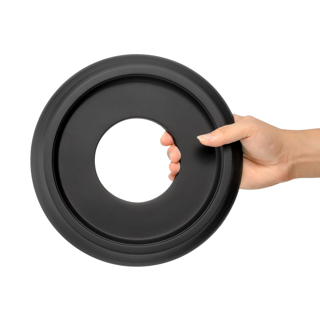 2 Pack Molded PU Ceiling Medallion, Black