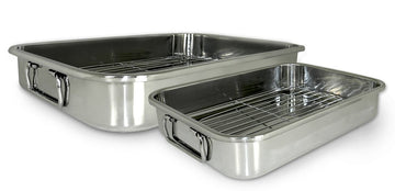 Pro 4-Piece All-in-1 Lasagna and Roasting Pan